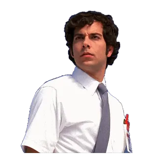 😯 Chuck Bartowski Chuck Чак, Чак Бартовски, Закари Ливай, Сериал, Комедия, Шпион, NBC telegram sticker