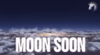 🌕 MOON SOON 月亮, 云, 天空, 表情包 telegram sticker