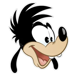 😃 Goofy глупый, Дисней, мультфильм, персонаж, анимированный, собака, смешной telegram sticker