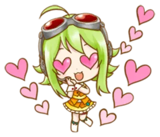😍 Anime, Corazones, Amor, Lindo, Dibujos animados whatsapp sticker
