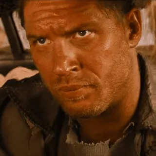 😠 Max Rockatansky Mad Max movie, action, Tom Hardy, desert, Mad Max, character whatsapp sticker