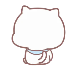 💗 mono, gato, animal, pegatina, kawaii telegram sticker