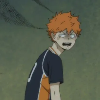 🍙 Hinata Shoyo Haikyuu anime, haikyuu, hinata shoyo, volleyball, manga, sports telegram sticker