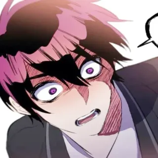 😱 动漫, 漫画, 生气, 表情, 卡通 telegram sticker
