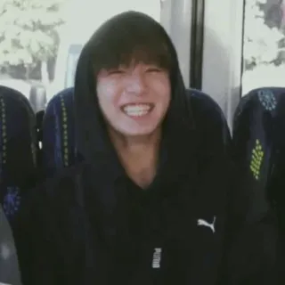 😂 đàn ông, áo hoodie, cười, K-pop telegram sticker