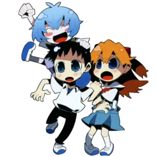 🔹 Rei Ayanami Neon Genesis Evangelion Anime, Evangelion, Rei Ayanami, Manga, Dibujos animados, Personajes, Animación japonesa, Fan art telegram sticker