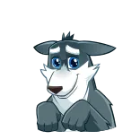 🥺 perro, dibujo animado, animal, lindo, peludo, lobo whatsapp sticker