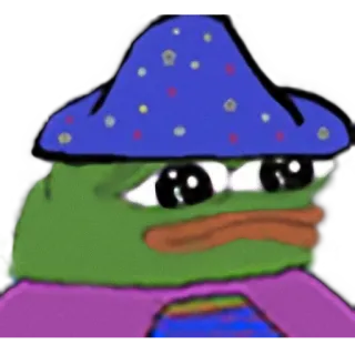 🧙‍♀️ Pepe the Frog pepe, 青蛙, 表情包, 巫师 telegram sticker