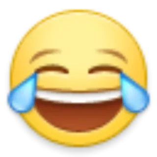 🌚 Эмодзи, Лицо со слезами радости, Смех, Радость, Эмотикон, Счастливый telegram sticker