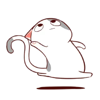 👋 cat, animal, cute, cartoon telegram sticker