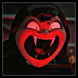 🖤 Mavis Dracula Hotel Transylvania Mavis, Drácula, Hotel Transilvânia, Vampiro, Desenho animado, Animação, Monstro telegram sticker