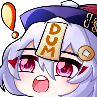 😲 DUM whatsapp sticker