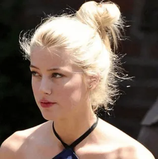 🥀 Amber Heard actress, celebrity, blonde, woman, portrait telegram sticker