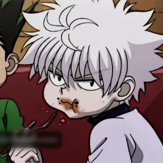 ⚽️ Killua Hunter x Hunter Аниме, Киллуа, Hunter x Hunter, Мультфильм telegram sticker