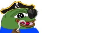🤠 Pepe the Frog pepe, pirate, frog, meme, internet whatsapp sticker
