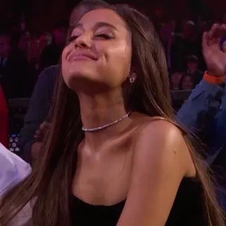 😊 Ariana Grande cantor, pop, músico, celebridade, mulher whatsapp sticker