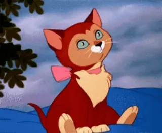 🙂 Katze, Kätzchen, süß, Tier, Cartoon, Animation telegram sticker