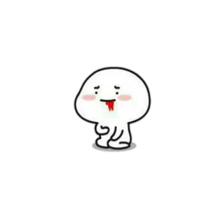 😵 Cartone animato, Personaggio, Kawaii, Carino, Adesivo, Blob telegram sticker