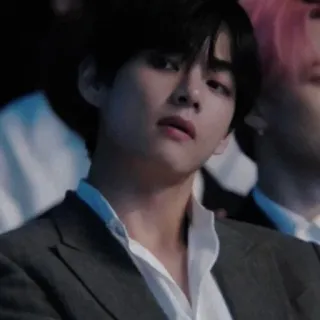 ⚔ V kpop, bts, sänger, idol, promi, porträt telegram sticker