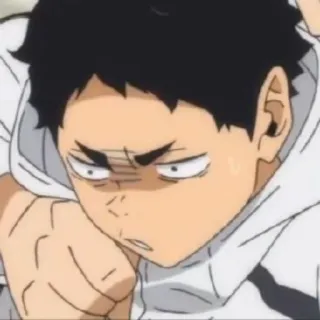 🤡 Akinori Konoha Haikyuu!! Anime, Haikyuu, Akinori Konoha, Siatkówka telegram sticker