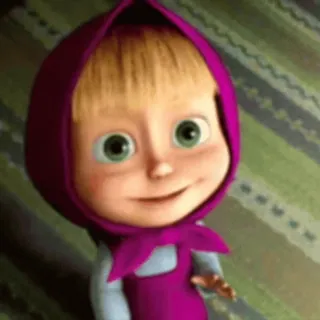 🍬 Masha Masha and the Bear 만화, 애니메이션, 캐릭터, 마샤와 곰, 귀여운, TV 프로그램 telegram sticker