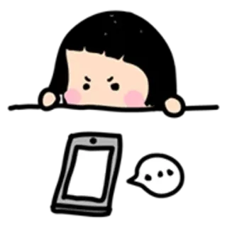 👧 telegram sticker
