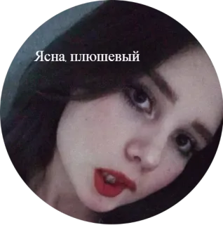 😏 Ясна, плюшевый telegram sticker