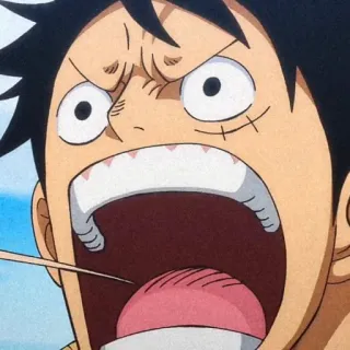 🥟 Monkey D. Luffy One Piece 动漫, 漫画, 卡通, 路飞, 海贼王, 少年, 海盗 telegram sticker