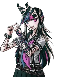 🦹‍♀ Ibuki Mioda Danganronpa Anime, Charakter, Ibuki Mioda, Danganronpa, Mädchen, Punk telegram sticker