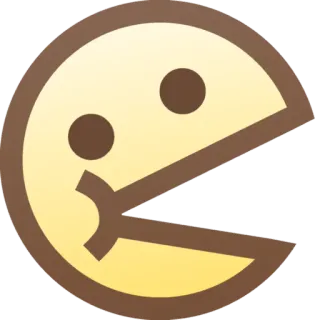 😃 emoji, face, yellow, circle, expression, cartoon telegram sticker