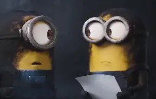 😕 Minions Despicable Me minions, cartoon, funny, animation, despicable me, characters telegram sticker