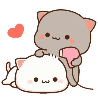 모찌모찌 움직이는 모모냥 11 By @KakaoEmoticon telegram stickers