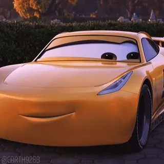 😁 Lightning McQueen Cars voiture, animé, dessin animé, film, course, pixar telegram sticker