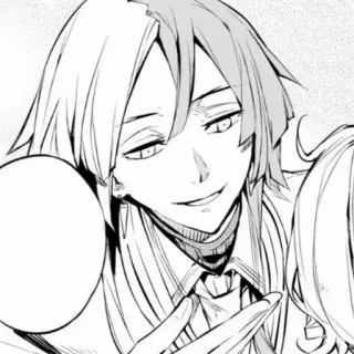 🥀 anime, mangá, personagem, arrogante telegram sticker