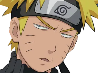 😒 Naruto Uzumaki Naruto наруто, аниме, манга, смешно, реакция, персонаж, узумаки telegram sticker