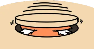 📦 Cartoon, Bauchnabel, Bauch, Körper, animiert whatsapp sticker