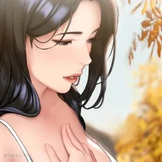 😊 femme, animé, portrait, belle, fille telegram sticker