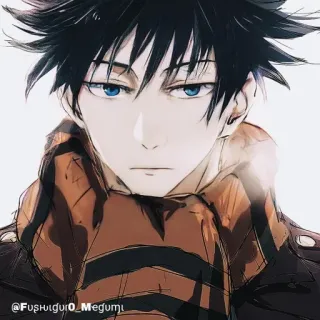 💠 Megumi Fushiguro @Fushiguro_Megumi anime, manga, Megumi Fushiguro, Jujutsu Kaisen, fanart telegram sticker