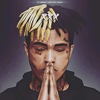 🙏 XXXTentacion rapper, music, portrait, artist telegram sticker