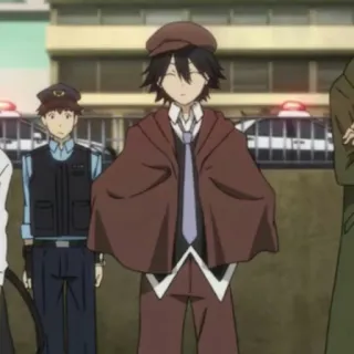 🔍 Ranpo Edogawa Bungo Stray Dogs anime, character, Ranpo Edogawa, Bungo Stray Dogs telegram sticker