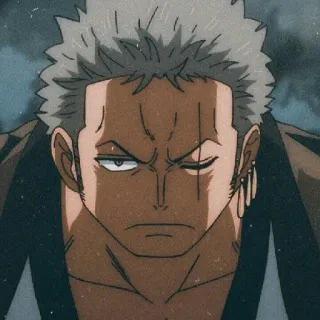 ⚔ Zoro One Piece Anime, One Piece, Zoro, Roronoa Zoro, Postać, Miecz, Wojownik whatsapp sticker