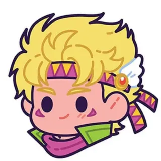 ☺️ Dio Brando JoJo's Bizarre Adventure Anime, Manga, Dio, Jojo, Fanart, Chibi telegram sticker