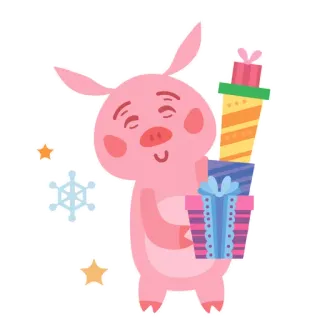 Pig year @stickersb2b telegram stickers