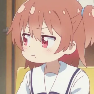 🌸 Anime, Chica, Dibujo animado, Linda, Expresión, Retrato telegram sticker