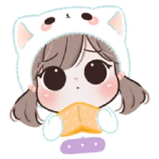 🥺 Chibi, Cartoni animati, Carino, Anime, Ragazza, Kawaii whatsapp sticker