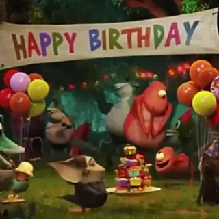 🍰 HAPPY BIRTHDAY aniversário, celebração, balões, festa telegram sticker