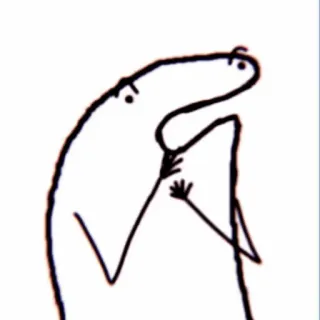 😨 stick figure, drawing, cartoon, meme whatsapp sticker