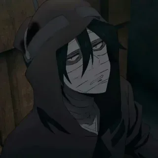 🖤 Zack Angels of Death 애니메이션, 캐릭터, 잭, 살육의 천사 telegram sticker