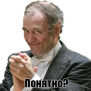 😏 Понятно? telegram sticker