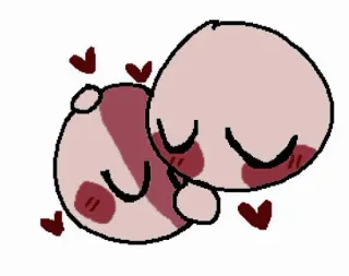 💌 милый, любовь, сердечки, мультфильм telegram sticker